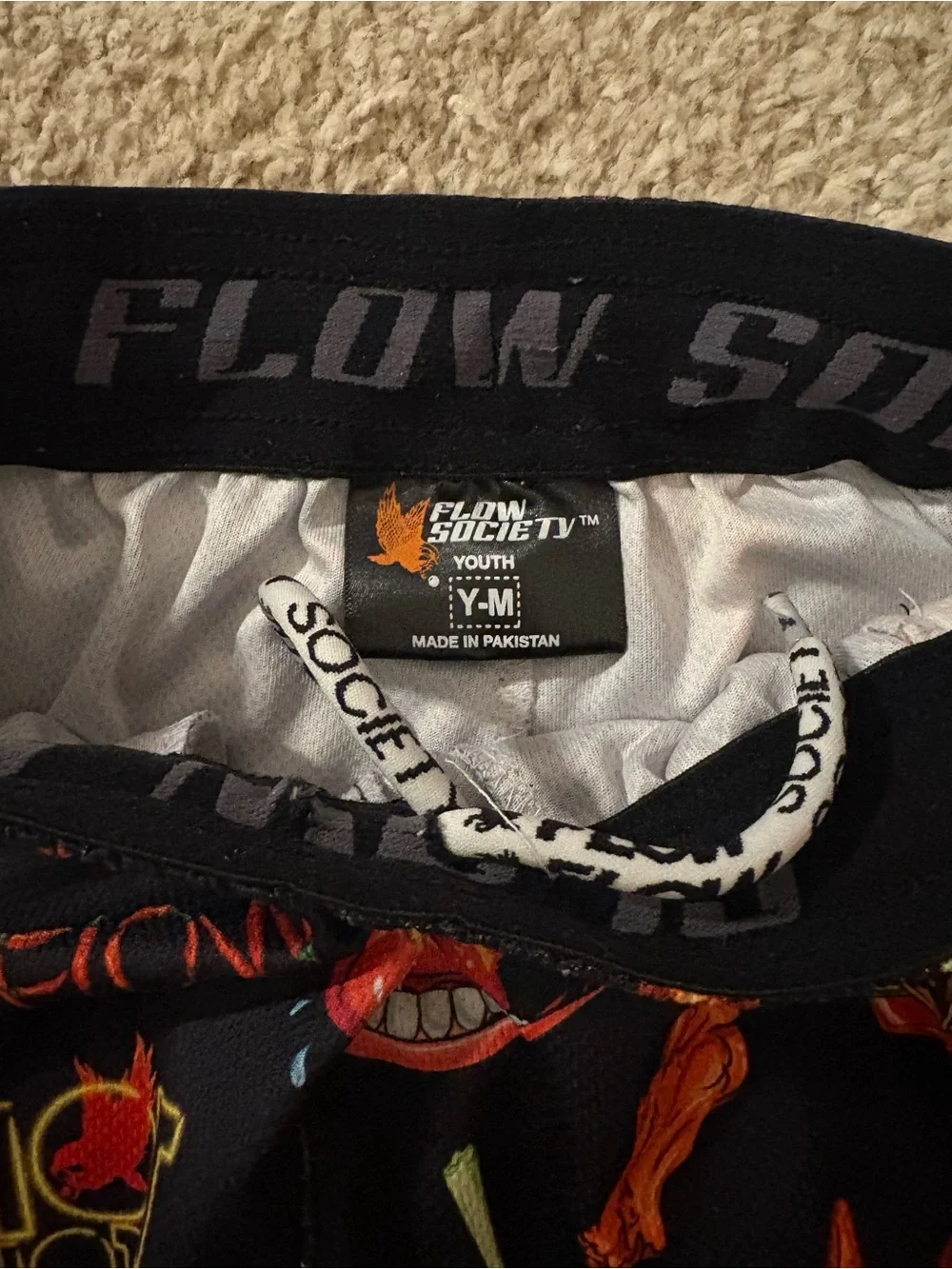 Hot Wings Flow Society Attack Shorts
